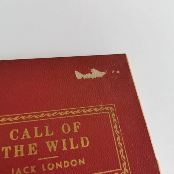 3 Vintage Red Classic Books - DAMAGE - Decorative Book Stack Library Shelf - Picture 8 of 13